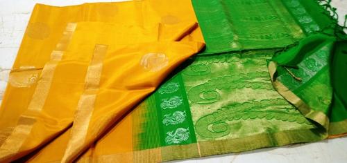 SOFT SILK SAREE WITH BLOUSE